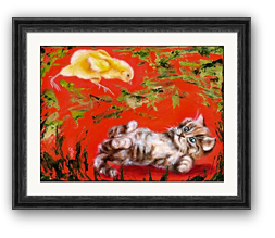 art for sale online, artist original oil paintings, buy art online, buy artist original artwork online, canvas art prints, canvas stretched art prints, giclee, giclee prints, large framed art, large framed arts, cool artwork, cool framed arts, for facebook, contemporary art, fine art framed prints, Hiroko Sakai, modern art for sale, online art galleries, original art, art framed prints for sale, framed artwork for sale online, San Francisco art, something cool, unique art, where to buy art online, house warming gift, print on demand, custom made art prints, gift idea, artistic gift, Japanese artist artwork, home decoration idea, humorous framed art, funny art framed print, funny framed art, kitten, cat, chick, love, cute