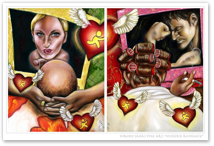 post card, post cards, artist original artwork post card, art for sale online, cool post cards, season greetings, gift, cards,  cool to share on facebook, contemporary art, fine art post cards,  best selling post cards, Hiroko Sakai, modern art for sale, online art galleries, original art, post cards for sale, San Francisco art, something cool, unique post cards, where to buy art online, house warming gift, print on demand, gift idea, artistic gift,  Japanese artist artwork, cool postcards, stylish post card, birthday card, valentine card, christmas card, birthday card, valentine card, christmas card, funny artwork postcard, funny postcard, humorous postcards, humorous art post card,funny figurative art postcard, interenet dating, online dating, angel, heart, love, modern life 