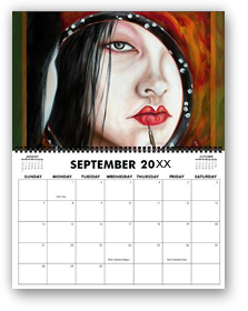 calendar, calender, calendars, buy calendar online, calendar shop, popular artist's original calendar, cool calendar, cool calender, artist original calendar, artwork calendar, fine art calendar, unique calendar, art print calendar, calendar for sale online, surrealism Art calendar, unique calendar, best selling calendar, artistic calendar,large calendar, hiroko sakai, original calendar, shop calendars, something cool, colorful calendar, cool gift, cool to share on facebook, Art of Japanese artist in San Francisco, Japanesque, Japanese Art, Asian Art, Surrealism art, new year, geisha, asian woman, make up, large size calendar