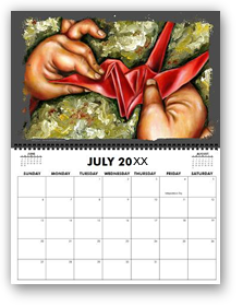 calendar, calender, calendars, buy calendar online, calendar shop, popular artist's original calendar, cool calendar, cool calender, artist original calendar, artwork calendar, fine art calendar, unique calendar, art print calendar, calendar for sale online, surrealism Art calendar, unique calendar, best selling calendar, artistic calendar, cat calendar, funny calendar, large calendar, hiroko sakai, original calendar, shop calendars, something cool, colorful calendar, cat, cool gift, cool to share on facebook, Art of Japanese artist in San Francisco, Japanesque, Japanese Art, Asian Art, Surrealism art, new year, origami, child hands, large size calendar