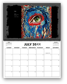 calendar, calender, calendars, buy calendar online, calendar shop, popular artist's original calendar, cool calendar, cool calender, artist original calendar, artwork calendar, fine art calendar, unique calendar, art print calendar, calendar for sale online, surrealism Art calendar, unique calendar, best selling calendar, artistic calendar, cat calendar, funny calendar, large calendar, hiroko sakai, original calendar, shop calendars, something cool, colorful calendar, cat, cool gift, cool to share on facebook, Art of Japanese artist in San Francisco, Japanesque, Japanese Art, Asian Art, Surrealism art, new year, eye, thorn emotion, tears, flida, large size calendar