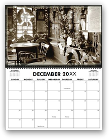 cool photography calendar, cool calendar, black and white calendar, black and white photography calendar, sepia photography, best selling calendar, artistic calendar, San Francisco calendar,oakland, jack london square, first and last chance salon, christmas, bar, large size calendar