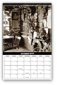 cool photography calendar, cool calendar, black and white calendar, black and white photography calendar, sepia photography, best selling calendar, artistic calendar, San Francisco calendar,oakland, jack london square, first and last chance salon, christmas, bar