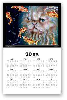 calendar, calender, calendars, buy calendar online, calendar shop, popular artist's original calendar, cool calendar, cool calender, artist original calendar, artwork calendar, fine art calendar, unique calendar, art print calendar, calendar for sale online, surrealism calendar, unique calendar, best selling calendar, artistic calendar, animal illustration calendar, funny calendar, large calendar, hiroko sakai, original calendar, shop calendars, something cool, colorful calendar, cat, panda, children's book illustration, cool gift,  cool to share on facebook, Japanese artist in San Francisco, Japanesque, new year, funny cat calendar, gold fish, persian cat, water tank, art print calendar