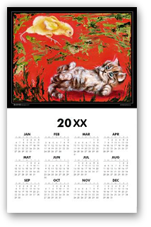 calendar, calender, calendars, buy calendar online, calendar shop, popular artist's original calendar, cool calendar, cool calender, artist original calendar, artwork calendar, fine art calendar, unique calendar, art print calendar, calendar for sale online, surrealism calendar, unique calendar, best selling calendar, artistic calendar, animal illustration calendar, funny calendar, large calendar, hiroko sakai, original calendar, shop calendars, something cool, colorful calendar, cat, panda, children's book illustration, cool gift,  cool to share on facebook, Japanese artist in San Francisco, Japanesque, new year, funny cat calendar, funny animal calendar, chick, art print calendar