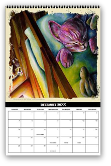 calendar, calender, calendars, buy calendar online, calendar shop, popular artist's original calendar, cool calendar, cool calender, artist original calendar, artwork calendar, fine art calendar, unique calendar, art print calendar, calendar for sale online, surrealism calendar, cool cat calendar, best selling calendar, artistic calendar, cat calendar, funny calendar, large calendar, hiroko sakai, original calendar, shop calendars, something cool, colorful calendar, cat, gift for cat lovers, gift for a cat lover, cool gift,  cool to share on facebook, Japanese artist in San Francisco, cat, for new year