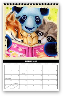 calendar, calender, calendars, buy calendar online, calendar shop, popular artist's original calendar, cool calendar, cool calender, artist original calendar, artwork calendar, fine art calendar, unique calendar, art print calendar, calendar for sale online, childrens book illustration calendar, unique calendar, best selling calendar, artistic calendar, cat calendar, funny calendar, large calendar, hiroko sakai, original calendar, shop calendars, something cool, colorful calendar, cool gift, cool to share on facebook, Art of Japanese artist in San Francisco, panda, blue panda, panda calendar, animal love, animal illustration calendar, new year