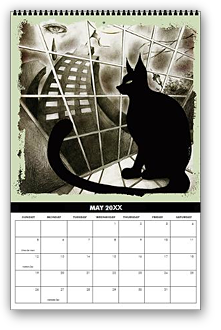 calendar, calender, calendars, buy calendar online, calendar shop, popular artist's original calendar, cool calendar, cool calender, artist original calendar, artwork calendar, fine art calendar, unique calendar, art print calendar, calendar for sale online, surrealism calendar, cool cat calendar, best selling calendar, artistic calendar, cat calendar, funny calendar, large calendar, hiroko sakai, original calendar, shop calendars, something cool, colorful calendar, cat, gift for cat lovers, gift for a cat lover, cool gift,  cool to share on facebook, Japanese artist in San Francisco, cat, for new year