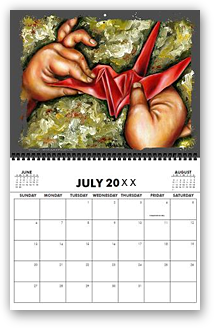 calendar, calender, calendars, buy calendar online, calendar shop, popular artist's original calendar, cool calendar, cool calender, artist original calendar, artwork calendar, fine art calendar, unique calendar, art print calendar, calendar for sale online, surrealism Art calendar, unique calendar, best selling calendar, artistic calendar, cat calendar, funny calendar, large calendar, hiroko sakai, original calendar, shop calendars, something cool, colorful calendar, cat, gift for cat lovers, gift for a cat lover, cool gift, cool to share on facebook, Art of Japanese artist in San Francisco, Japanesque, Japanese Art, Asian Art, Surrealism art, new year, origami