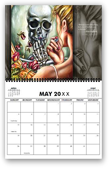 calendar, calender, calendars, buy calendar online, calendar shop, popular artist's original calendar, cool calendar, cool calender, artist original calendar, artwork calendar, fine art calendar, unique calendar, art print calendar, calendar for sale online, surrealism Art calendar, unique calendar, best selling calendar, artistic calendar, hiroko sakai, original calendar, shop calendars, something cool, colorful calendar, cool gift, cool to share on facebook, Art of Japanese artist in San Francisco, Japanesque, Japanese Art, Asian Art, Surrealism art, new year, artwork with quotes, cool quotes calendar, skull, beauty, humorous, witty