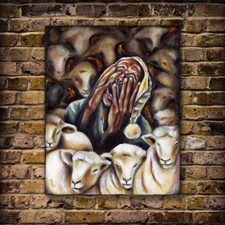 art for sale online, artist original oil paintings, buy art online, buy artist original artwork online, cool artwork, cool art, cool to share on facebook, contemporary art, Hiroko Sakai, modern art for sale, online art galleries, original art, original paintings, original oil paintings, original oil paintings for sale, oil painting, oil paintings, paintings for sale, paintings for sale online, San Francisco art, something cool, unique art, art to invest on, house warming gift, top contemporary artist, popular, best selling art,funny art, funny paintings, humorous paintings, night, insomnia, funny man's face painting, counting sheep funny painting, sheep, too many sheep to sleep, funny nightmare painting, nightmare