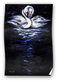 art, art gallery online, art for sale online, artist original artwork posters, artwork, artistic gift, art prints, art posters, best selling posters, popular art, buy art online, cool art, contemporary art, cool posters, Fine art posters, gift idea, gallery online shop, Home decoration, Home decoration idea, House warming gift, Hiroko Sakai Fine Art, Large poster, Large posters, Large posters for sale, original art, paintings, poster, posters, print, reproductions, something cool, love, swan, night, peace, swan painting poster